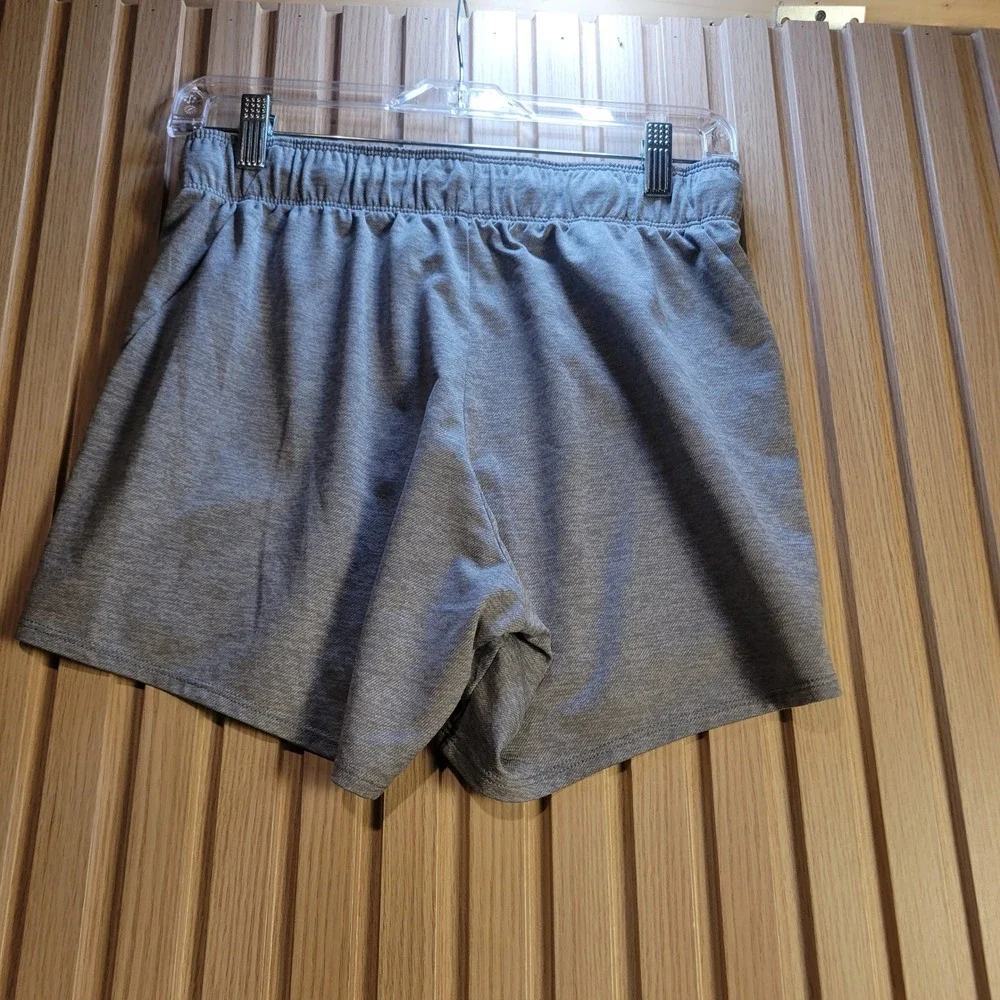 Nike Dri-FIT Womens Gray Heather Athletic Running Training Shorts Small